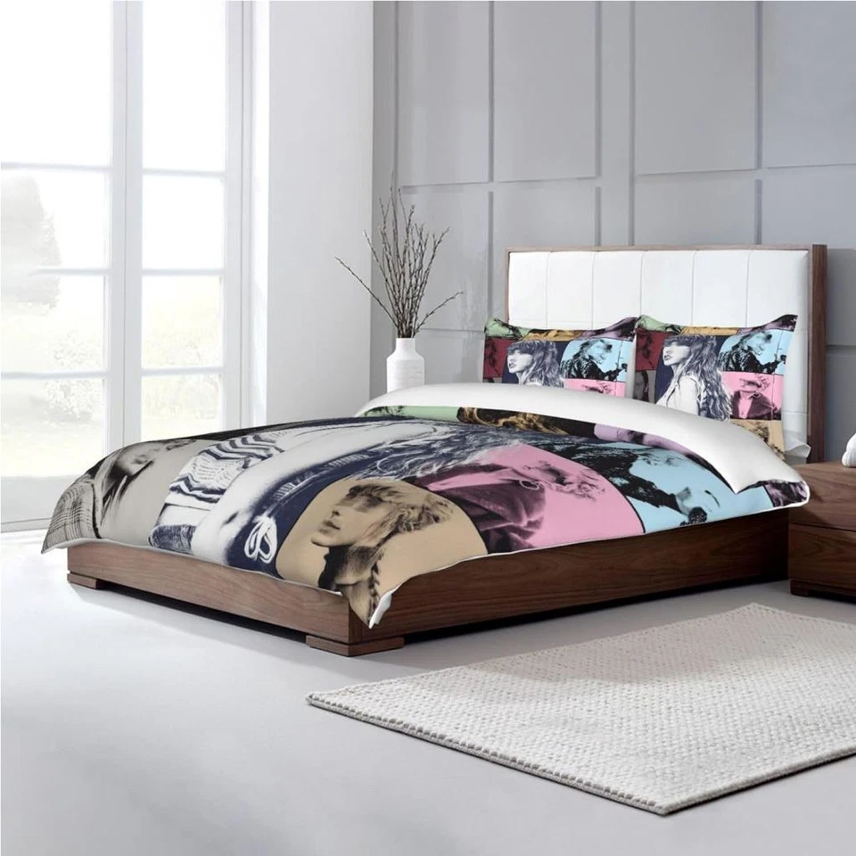 Taylor Swift Fan Thin Bedding Set with 2 Pillowcases Set: Exclusive for Fans! - Image 4 of 4