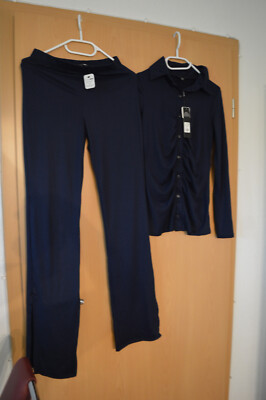 Aufregendes Just You And I Pant Set Navy 36 Fashion Nova