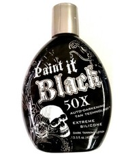 Paint It Black 50X Dark Bronzer Indoor  Outdoor Tanning Bed Lotion Millennium