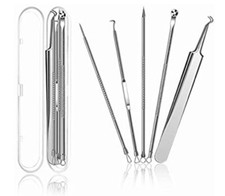 5 Piece Stainless Steel Comedone Extractor Blackhead Remover Tools