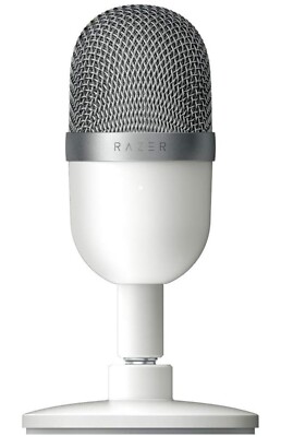 Razer Seiren Mini USB Condenser Microphone for Streaming and Gaming on PC White