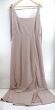 Birdy Grey ALEX CONVERTIBLE DRESS CREPE TAUPE 2XL NEW NWT BRIDESMAID WEDDING