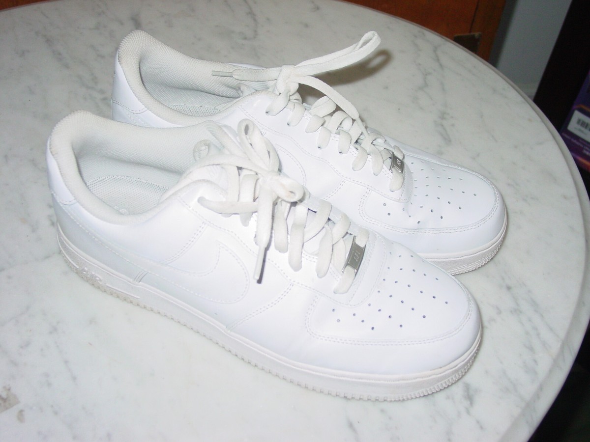 2021 Nike Air Force One 07 White CW2288-111 Leather Basketball Shoes! Size  13