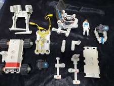 1984 ROBOTIX by Milton Bradley parts and astronaut figure w/ visor lot