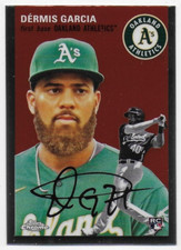 2023 Topps Chrome Platinum Anniversary #42 Dermis Garcia RC - Oakland Athletics