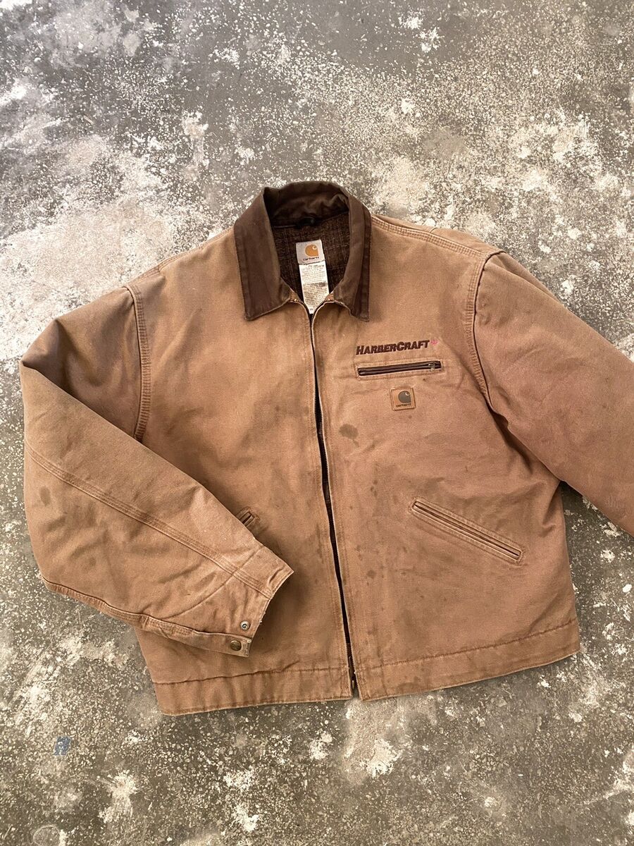 90s Vintage Carhartt Detroit Work Trashed Jacket J97 BRN | eBay 90s Vintage Carhartt Detroit Work Trashed Jacket J97 BRN | eBay