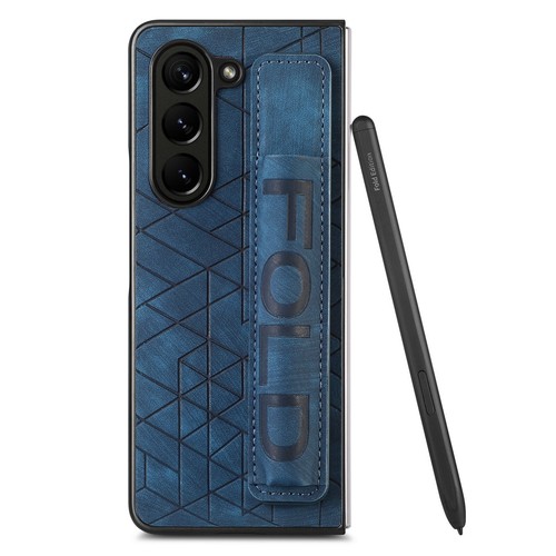 For Samsung Galaxy Fold6 Fold5 Fold4 3 Wrist Strap Leather Pen Slot Case Cover - Picture 11 of 29