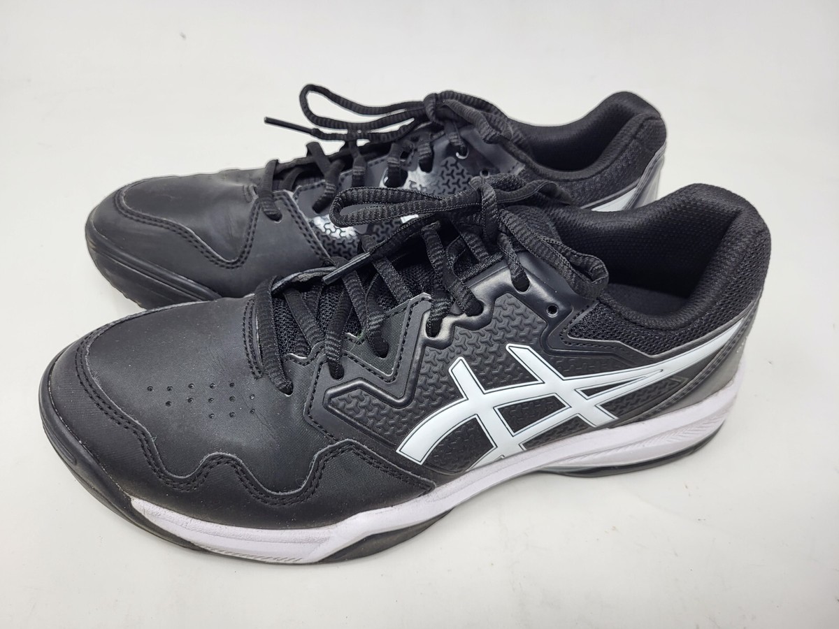 ASICS Men's Gel-Dedicate Tennis Shoes Black/White Size US