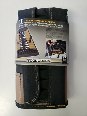 CLC 1173 32 Pocket Socket & Tool Roll Pouch