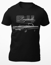 1964 Chevy Impala Ss Classic Car Short-sleeve Unisex T-shirt 1964 Chevy Impala Ss Classic Car Short-sleeve Unisex T-shirt