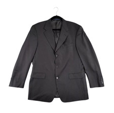 LORO PIANA x DANIEL CREMIEUX Black Blazer Jacket FLAWS SIZE 41R