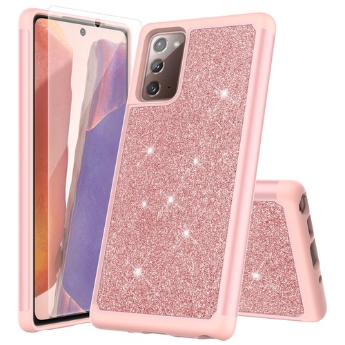 For Samsung Galaxy Note 20 Glitter Bumper Phone Case Shockproof - Picture 3 of 12