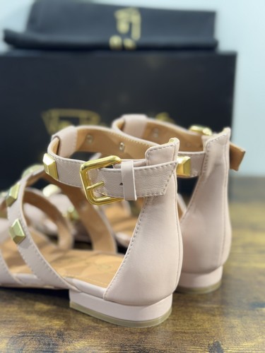 Via Roma 15 Sandalo Donna Nappa Cipria Casual Woman Sandal 36 - Foto 3 di 7