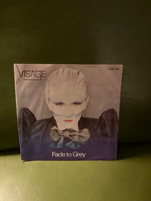 Visage- Fade To Grey 7'' Vinyl Single 1980 Polydor Records UK Import VG+ Rare!