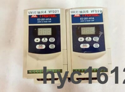 1PC Used Taian E2-201-H1A Inverter 220V 0.75KW