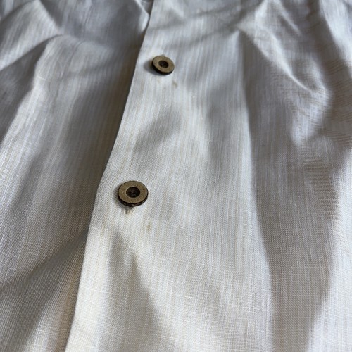 Tommy Bahama White 100% Linen Mens Sz XXL Button Up Shirt Hawaiian - Picture 5 of 9