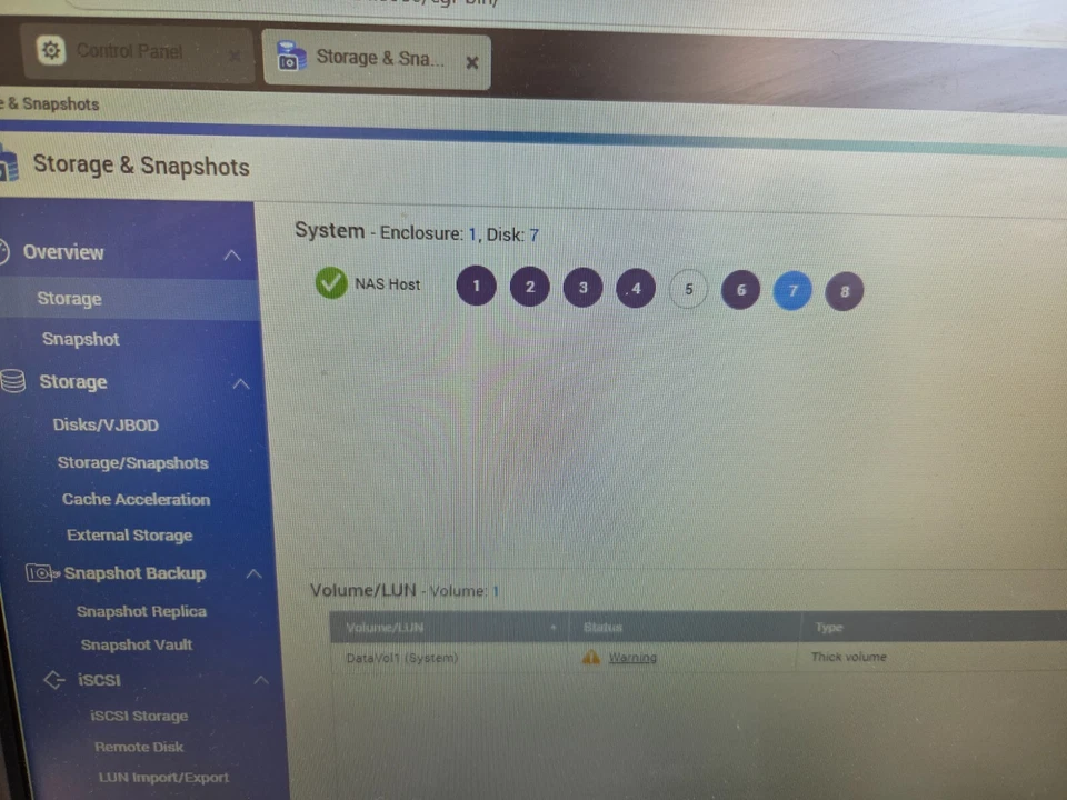 QNAP TS-879U-RP 8 Bay NAS Fully tested, NO HDD, Port 5 Faulty - Inc 8 caddies - Image 2 of 4