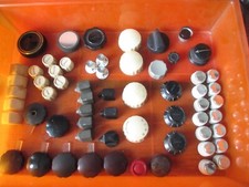 VINTAGE KNOBS FOR RECORD PLAYERS, AMPLIFIERS, RADIOS.1960's. 1 KNOB. ONLY(ref1)