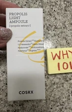 COSRX Full Fit Propolis Extract Light Ampoule 1oz/30mL FULL SZ SEALED BOX $28