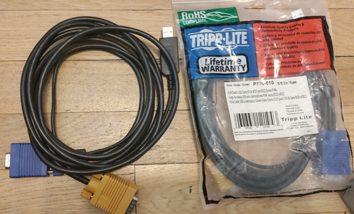 Tripp Lite P776-010 10ft USB Cable for B020 / B022 Series KVM Switch - Photo 4/6