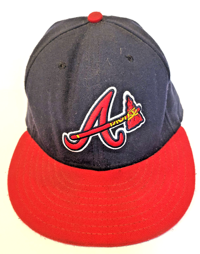 Atlanta Braves eng anliegende Mütze 7 5/8" Patch offiziell auf Feldkappe MLB 59Fifty