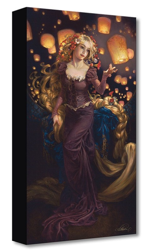 Tangled Walt Disney Fine Art Heather Edwards Ltd Ed TOC Print I See The Light