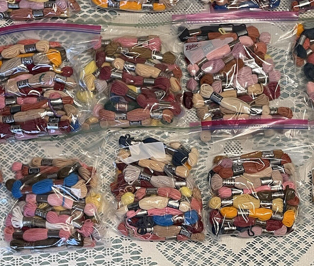 LOT of 25 DMC Wool Tapestry Yarns Multiple colors Needlepoint Crewel