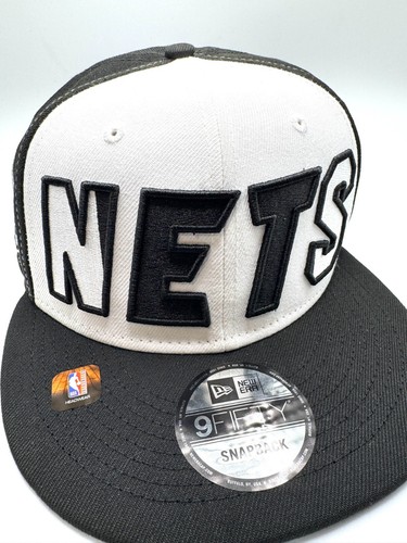 Brooklyn Nets New Era Back Half 9FIFTY Snapback Hat Men's NBA