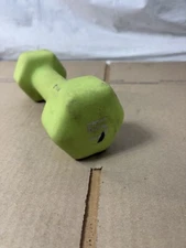 Neoprene 5 lb Dumbbell Dumbells Green Hex Non-Roll 5 Pound