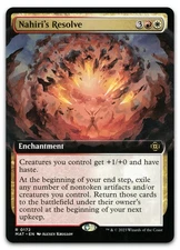Nahiri's Resolve (Extended Art) #172 (NM) March of the Machine MAT Magic MTG