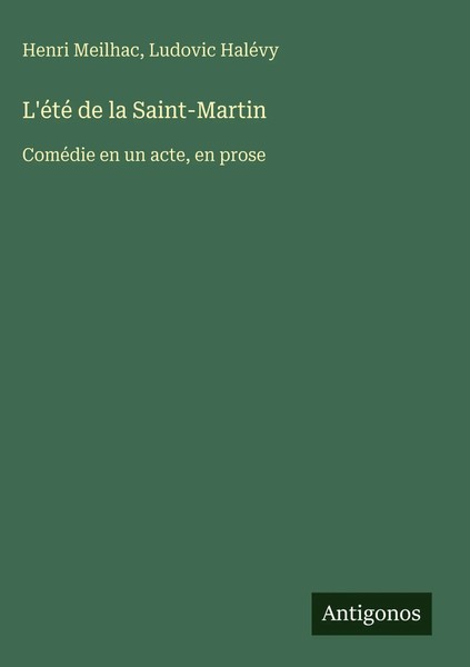 Henri Meilhac (U. A.) | L'éTé De La Saint-Martin | Buch | FranzöSisch (2025)-image