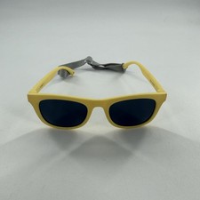 Jan Jul Sunglasses Boys Yellow Square Polarized UV400 Strap Plastic Kids
