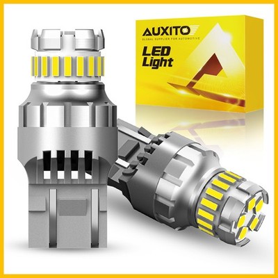 AUXITO 7443 7440 LED TURN SIGNAL LIGHT BULBS SUPER BRIGHT WHITE ANTI HYPER FLASH