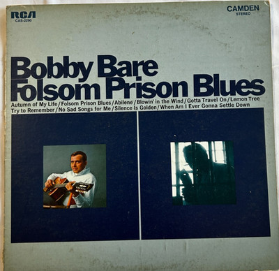 Bobby Bare - Folsom Prison Blues - 12'' RCA Camden Stereo 1968 LP - Abilene