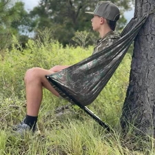 Outdoors Low Down Hunting Seat, 2026 New Portable Hunting Hammock Tree Chair