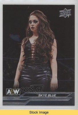 2024 Upper Deck AEW All Elite Wrestling Silver Foil Skye Blue #18 READ 1i7h