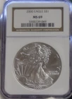 2000 US Silver Eagle $1  NGC MS69