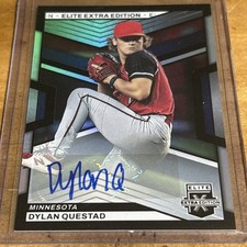 2023 Panini Elite Extra Edition - Dylan Questad #112 Signatures (AU, RC)