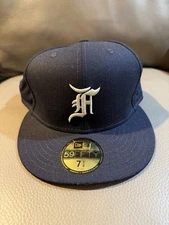 Fear of god New Era Fitted Cap Hat Navy