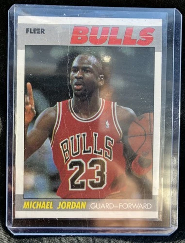 Michael Jordan 1987 Fleer #59 Chicago Bulls