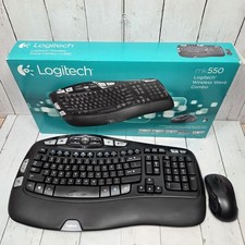 Logitech MK550 Wireless Keyboard and Mouse Combo Black Ergonomic Comfort Tested