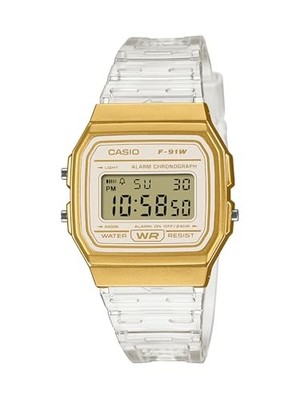 Casio Collection Watch F-91WS-7A2JF Unisex Gold