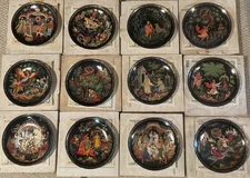 Russian Legends Firebird Collection Full Set of Plates 1-12 Bradford Exchange