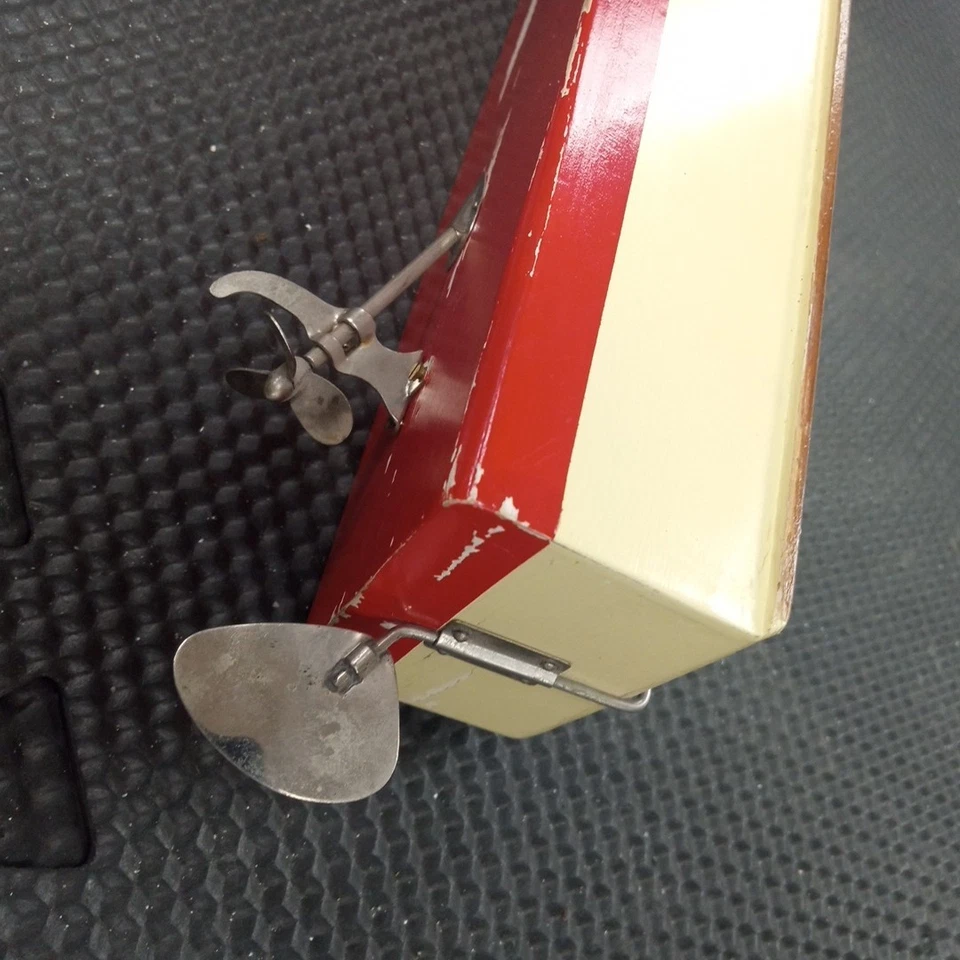 Vintage Wooden RC Boat Assembled (Unknown Condition. As Is. For Restoration - Image 3 of 4