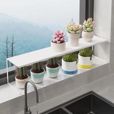 1pc Small Narrow Shelf for Windowsill Kitchen Spice Rack Organizer Stackable ...