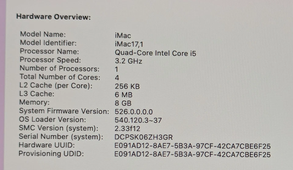 Apple iMac 27" A1419 2834 2015 Retina 5K i5-6500 3.2GHz 16GB RAM 1TB HDD AMD GPU - Image 3 of 4