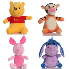 New Disney Winnie The Pooh Plush Toys Soft Stuffed Kawaii Anime Doll Cartoon