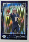 2024 Panini Donruss Optic - Rated Rookie Drake Maye #229 Purple Shock Prizm (RC)