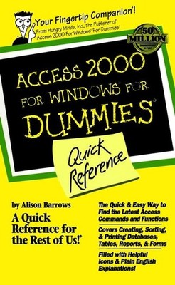 Access 2000 for Windows For Dummies Quick Reference