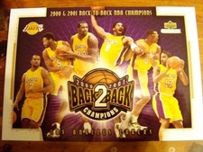 LAKERS SGA 1991-92 Hoops 1992-93 Fleer Team Night Sheet 2001 Upper Deck - PICK